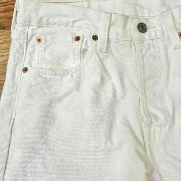 Levi's 501 Button Fly White Size 29×30 EUC - Picture 7 of 12